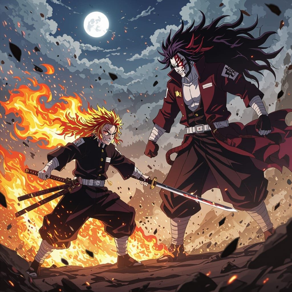 Kyojuro Rengoku's Final Battle with Akaza
