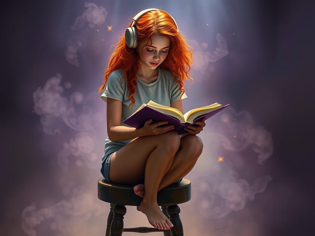 a completely dedicated young reader