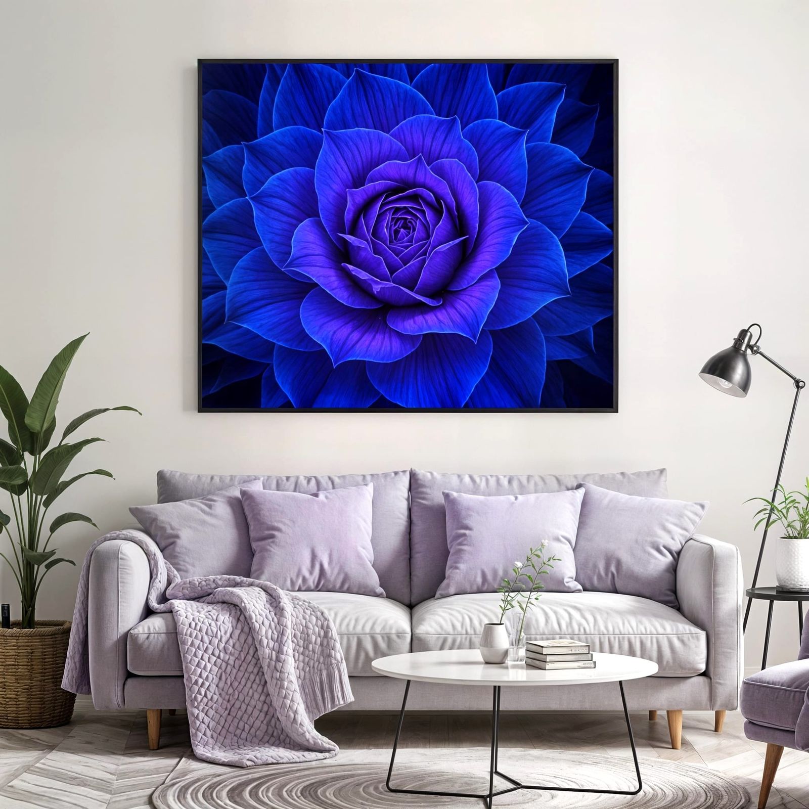 Intimate Purple Blue Colossal Scale