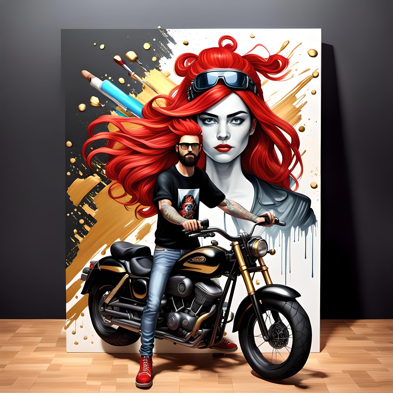 Cineguy49., AI Artist Homage #1, Masterplayer