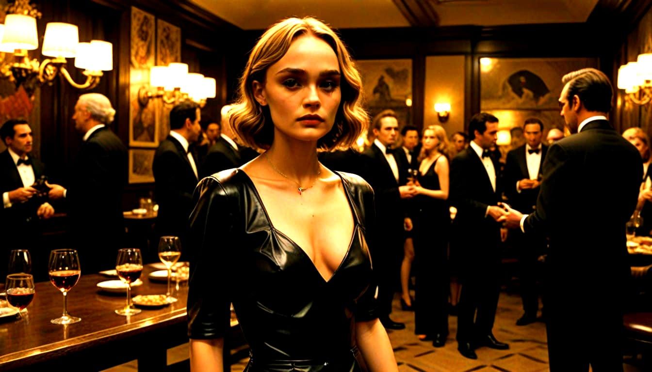 Lily-Rose Depp as a Modern-Day Black Widow in a Cinematic Ma...