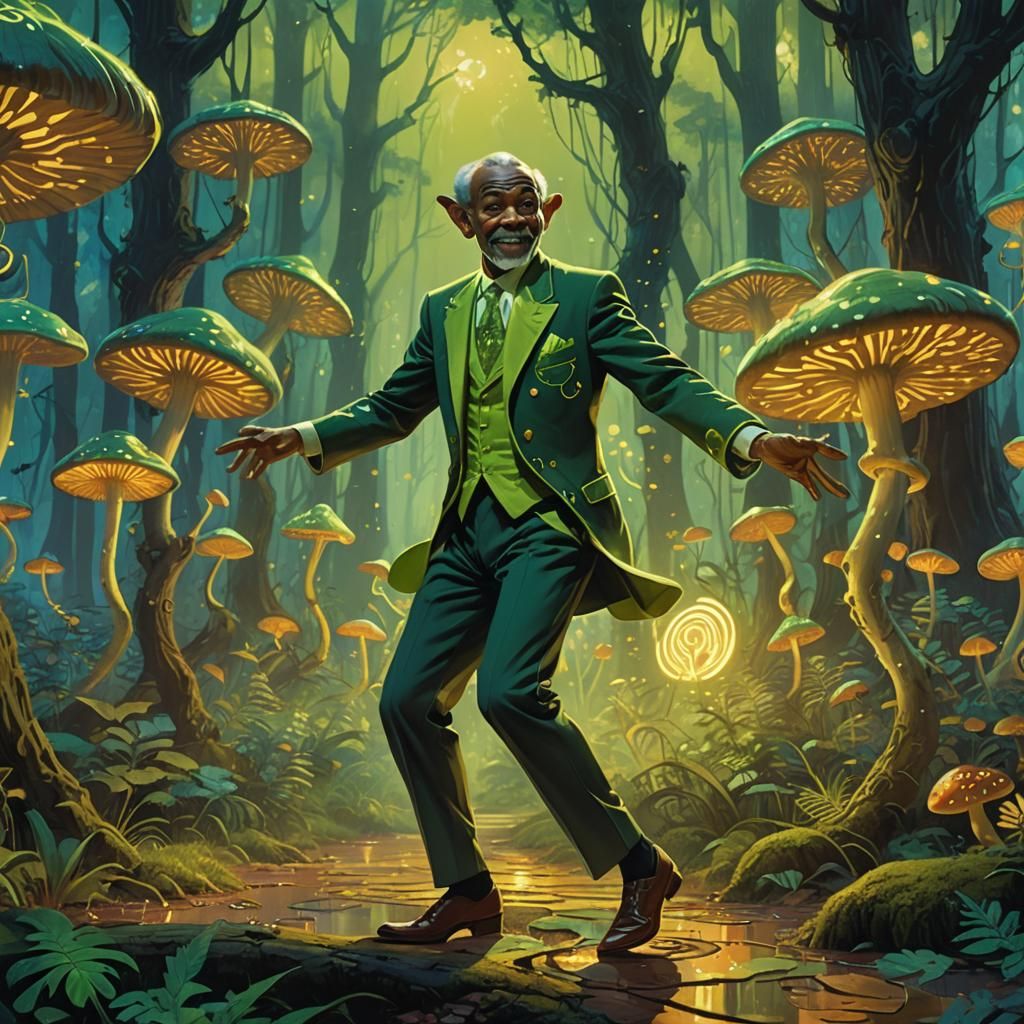 Mr. Bojangles Dances in Enchanted Forest