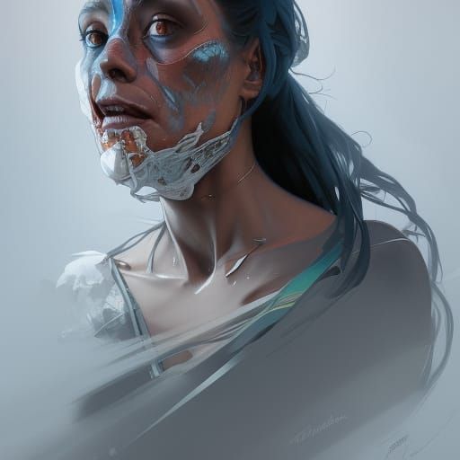 Detailed Lich Portrait in Trending Art Style