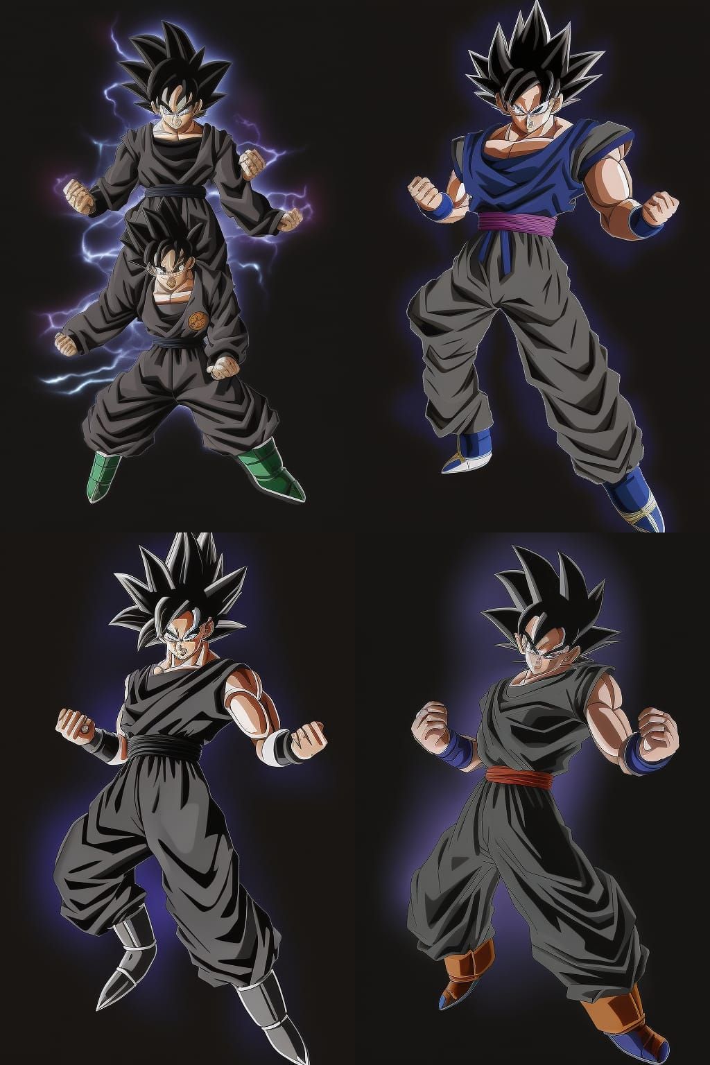 Dragon Ball Z Inspired Anime Scene