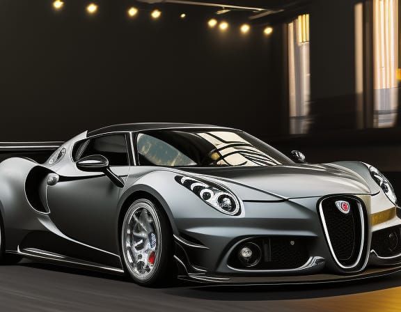 Alfa Romeo 4C Gr.3 Facelift on Bugatti Veyron