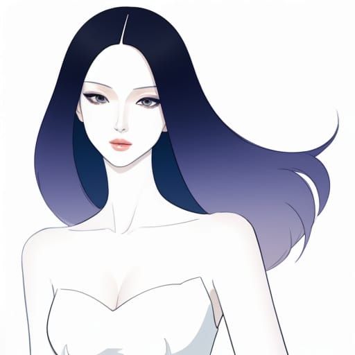 Sleek Astral Typhoon Painting in Vibrant Colors and Smooth C...