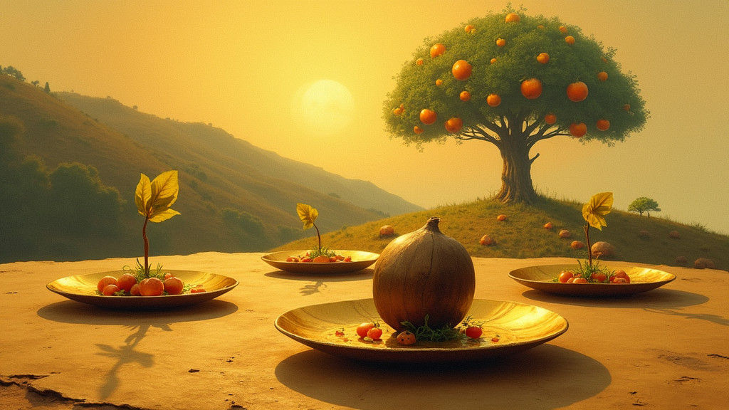 Seed of Life: World Tree in Golden Light