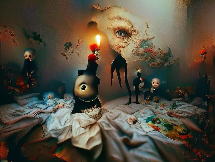 Surreal Nightmare: Comforting Beasts in Cel Shading