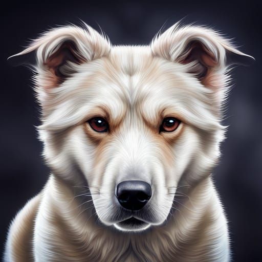 Hyperrealistic Furry Alabai Dog in HD