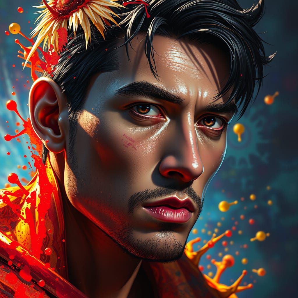 Reshef: Hyperrealistic Digital Portrait