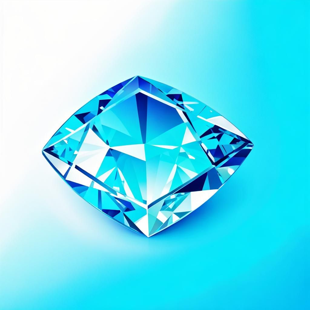 Brilliant Symmetrical Gem Floating in Starfield