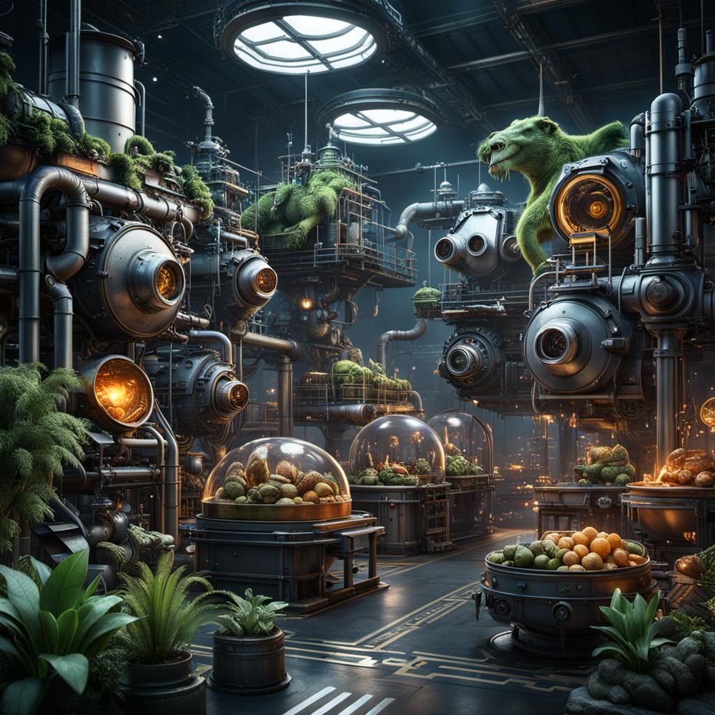 Device Creates All: A Matte Painting of Future Tech