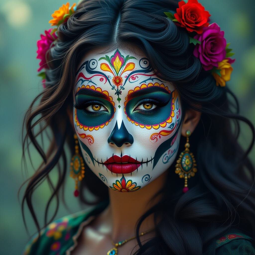 Día de los Muertos Beauty in Lord of the Rings Style