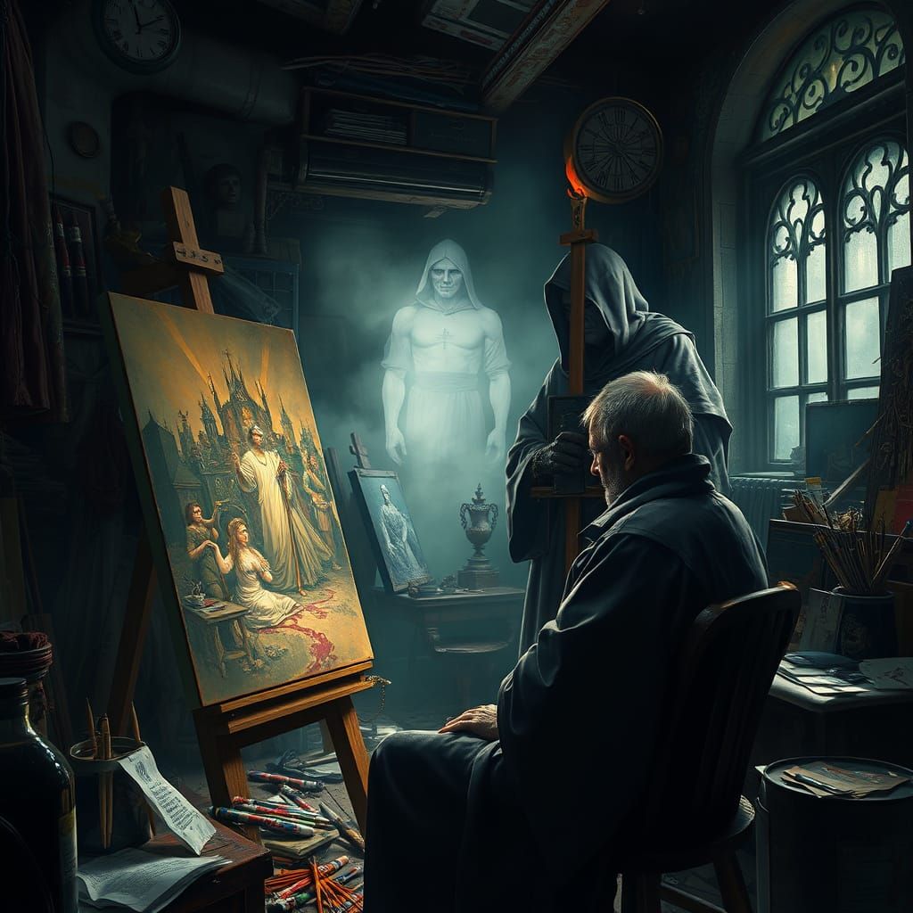 Dark Artist Faces Mysterious Death in Studio