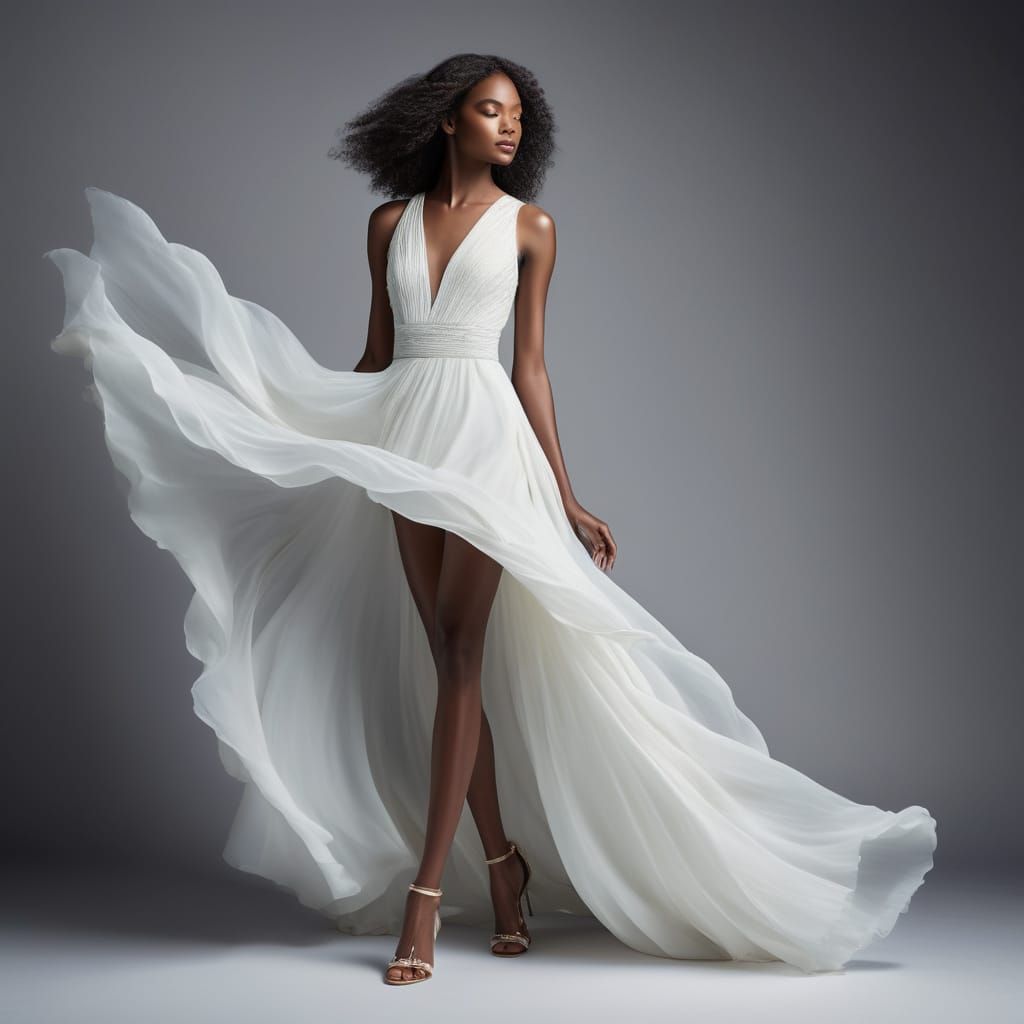 Elegant Woman Exudes Confidence and Poise