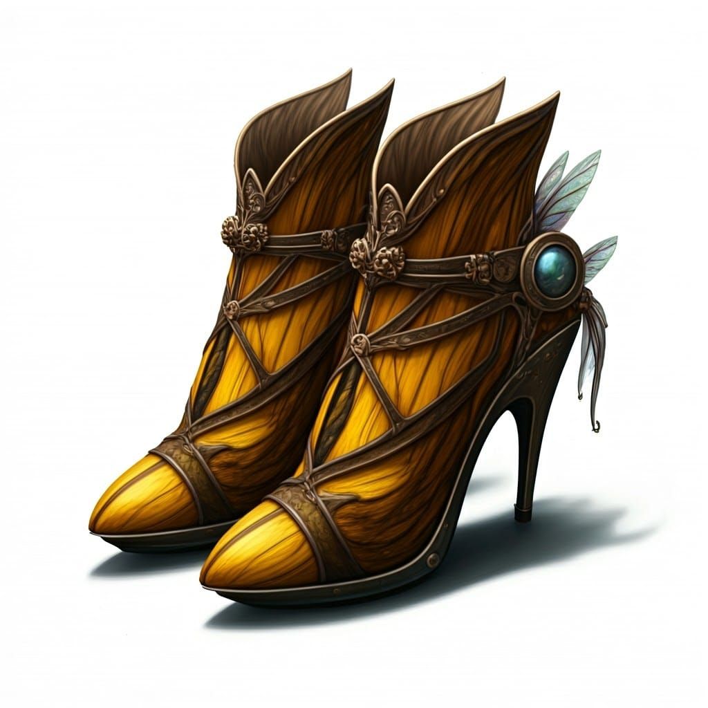 Enchanted Feywild Boots with Healing Properties