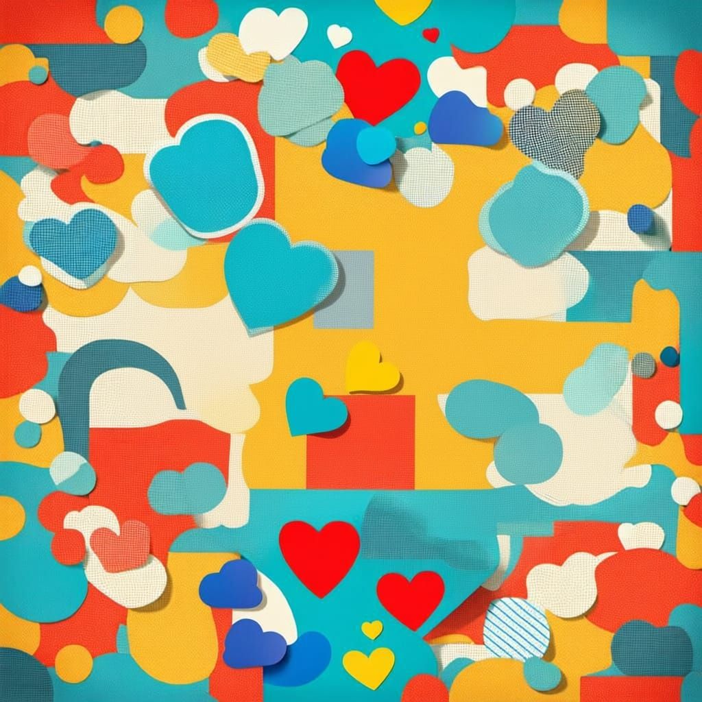 Thank You Message on Funky Background