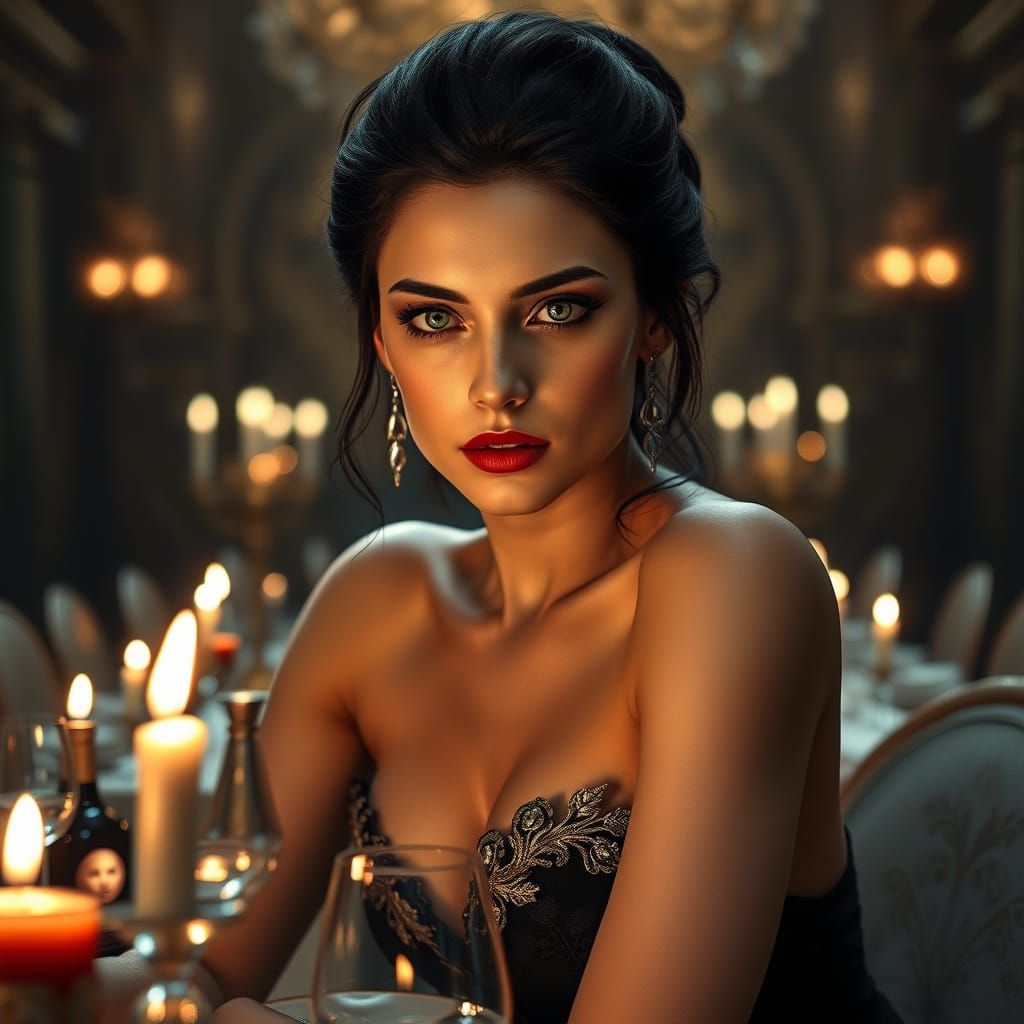 Elegant Vampire Queen Receives a Proposal