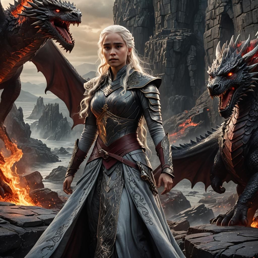 Dragonstone Queen: Fantasy Concept Art