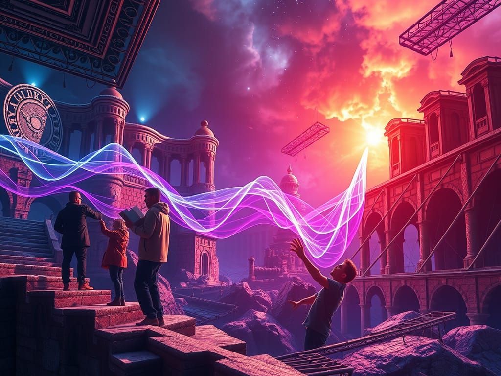 Pondering Elastic Reality: A Surreal Exploration