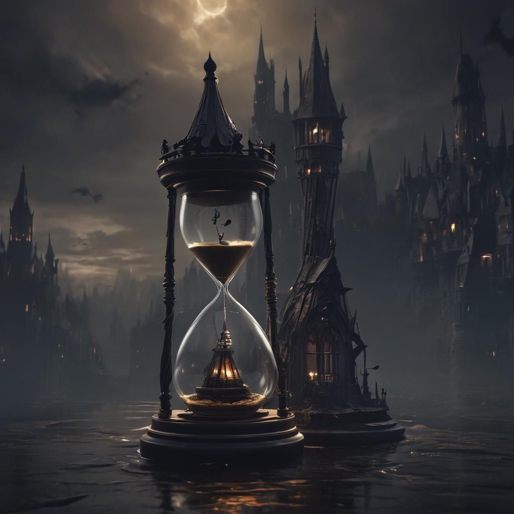 Hogwarts Castle in Hourglass: Fantasy Concept Art