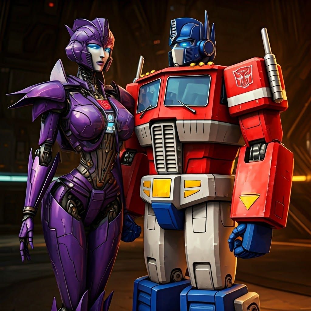 Optimus forgot, happy wife happy life. 2