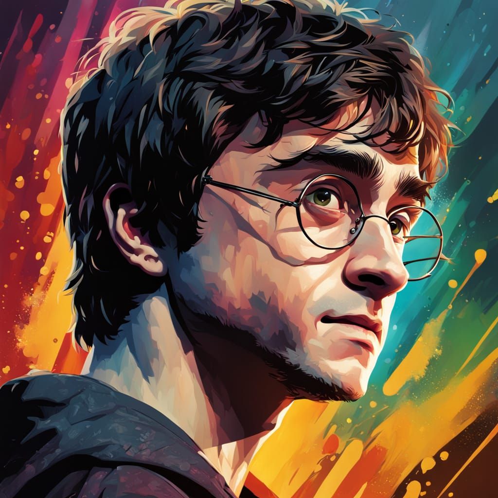 Harry Potter in Hyperrealistic Mid Shot