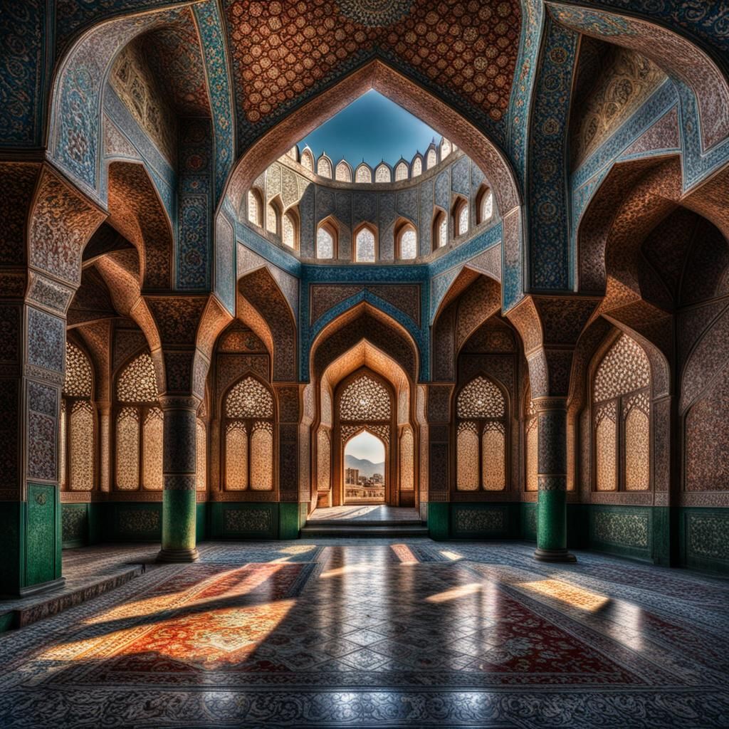 Hyperrealistic Image of Iran in Cinematic Style