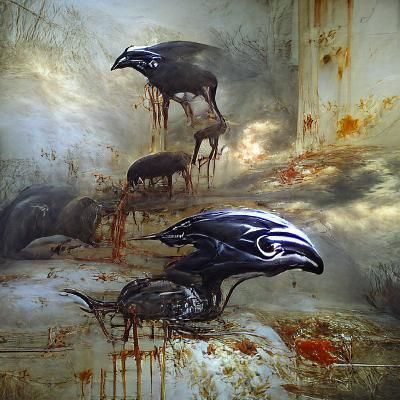 Ravens Feast: Giger-esque CryEngine Rendering