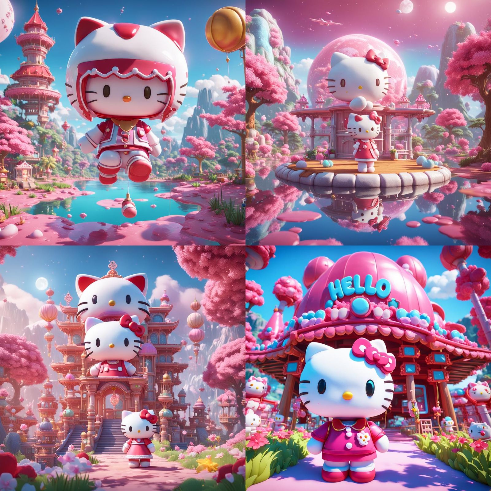 Saylor Moon in  Hello Kitty Paradise