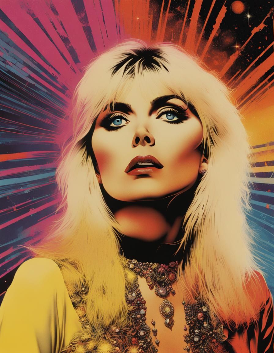 Blondie's Debbie Harry: New Wave Disco Poster