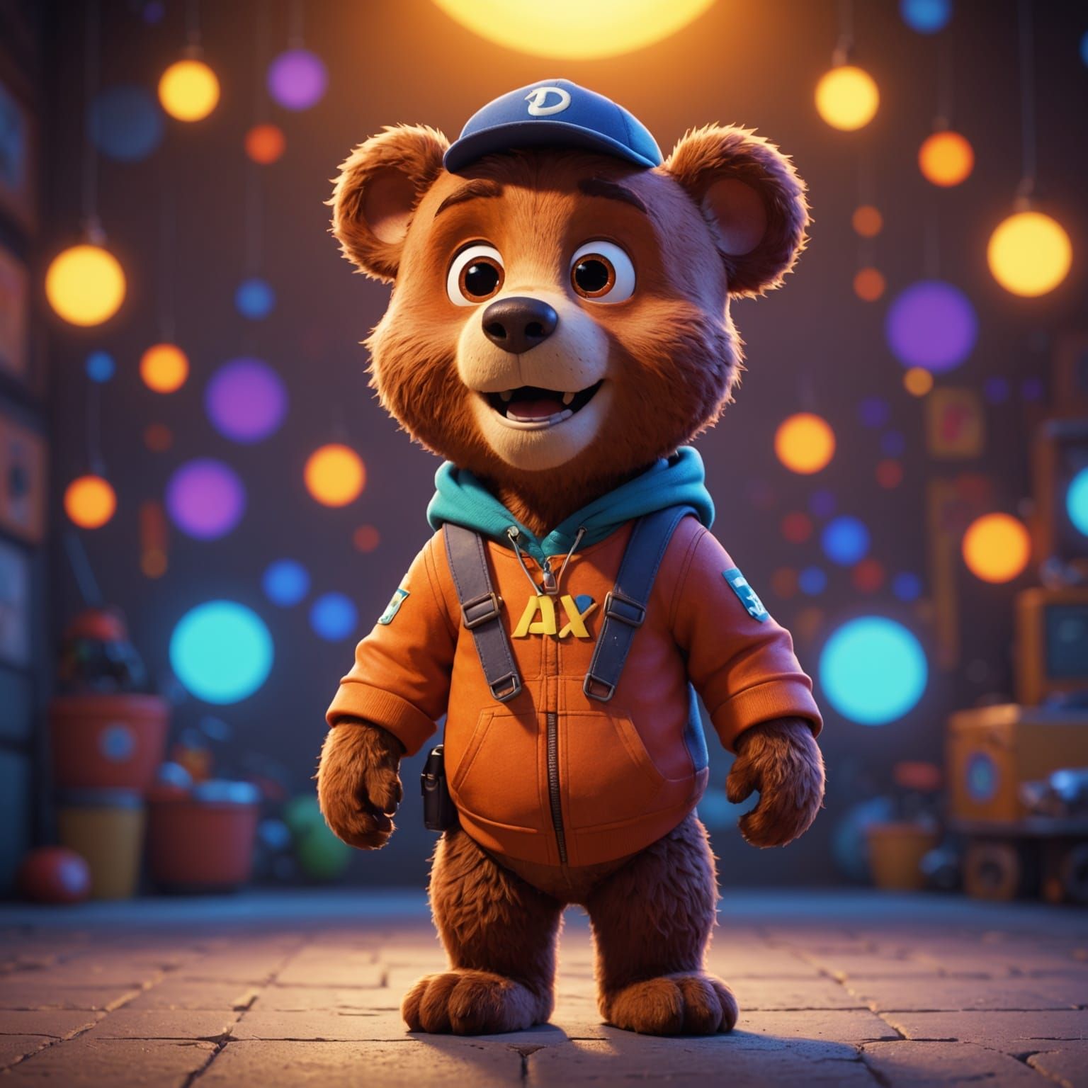Freddy Fazebear Concept Art in Vibrant 4k