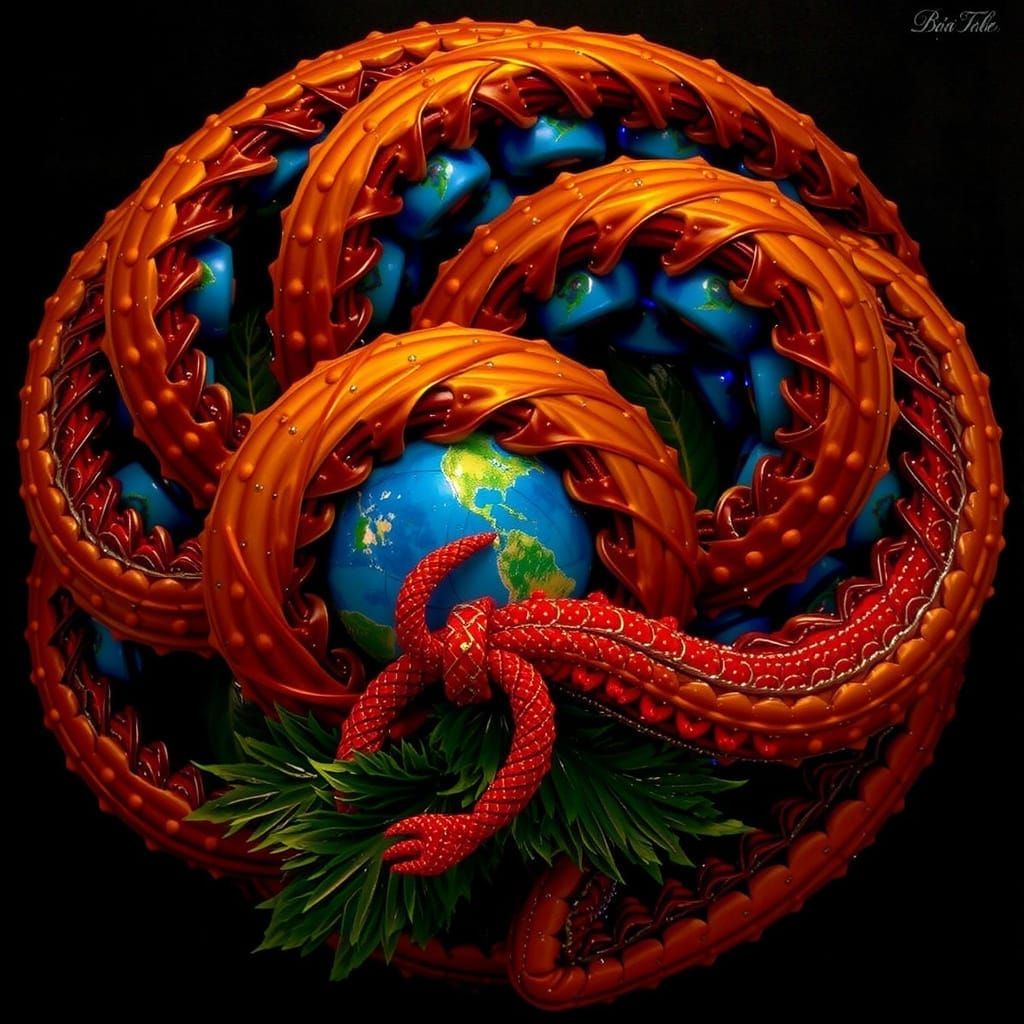 Abstract Conceptual Art of Creative Craftsmanship