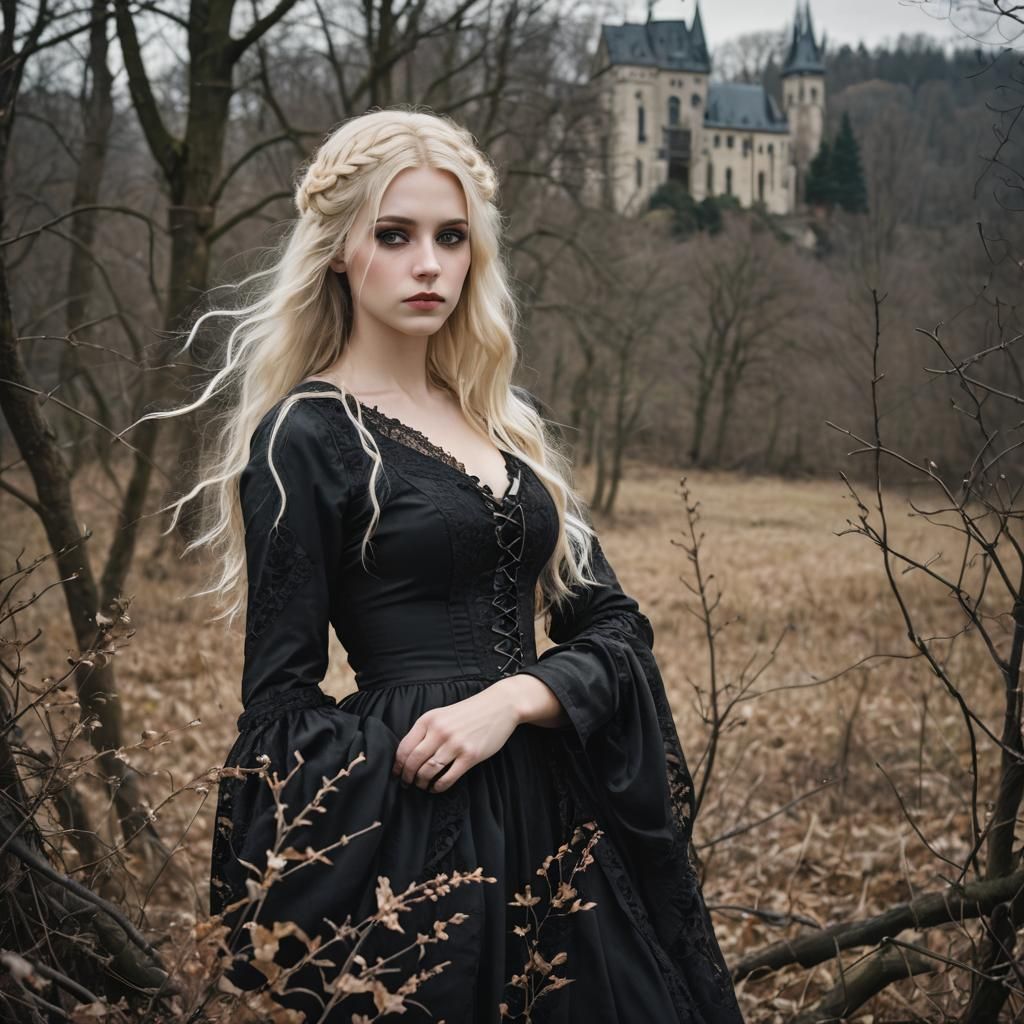 Gothic Fantasy: Three Women Portrait