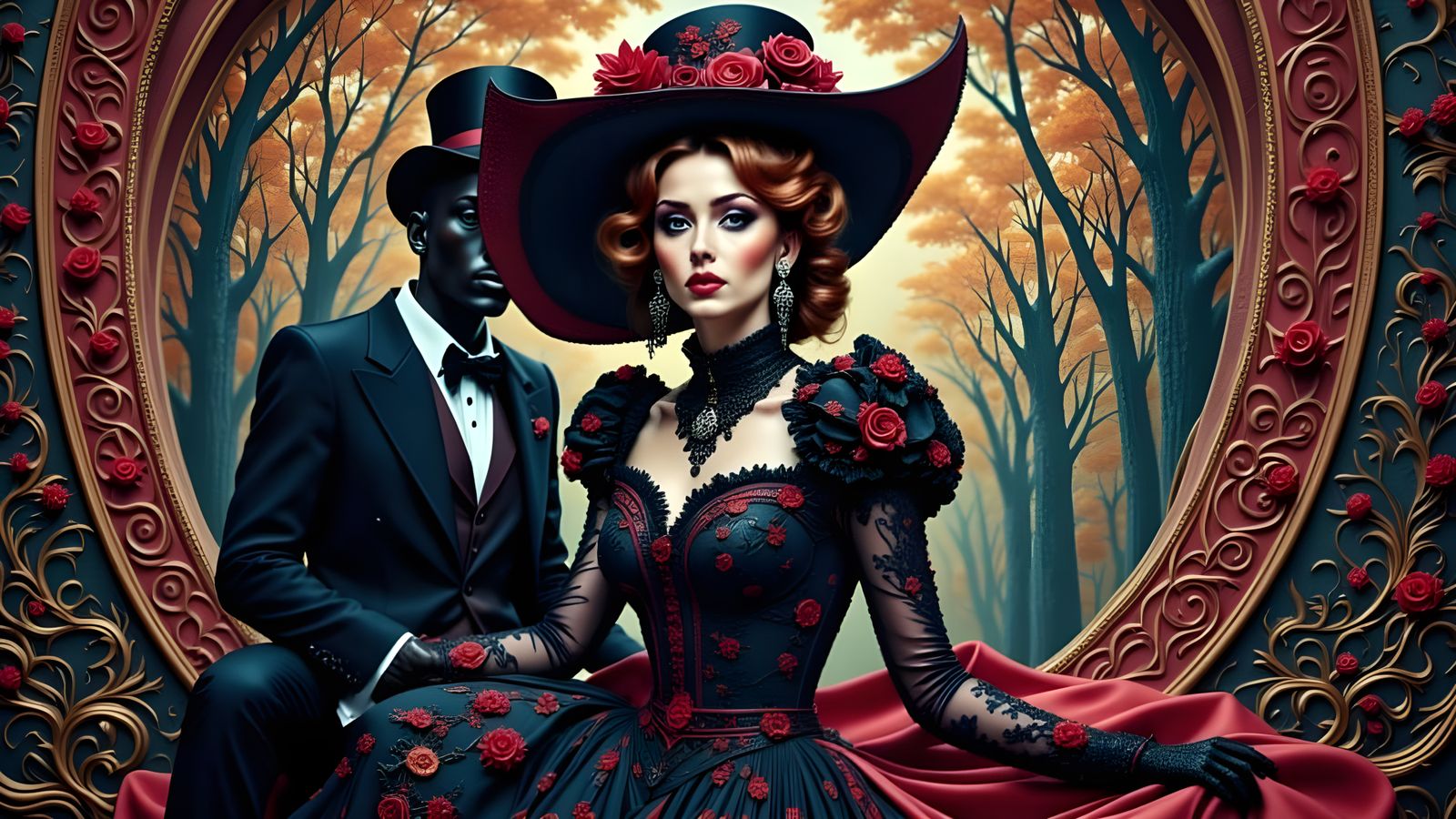 Eldritch Gothic Oracle Seeks Guidance in Gothic Art