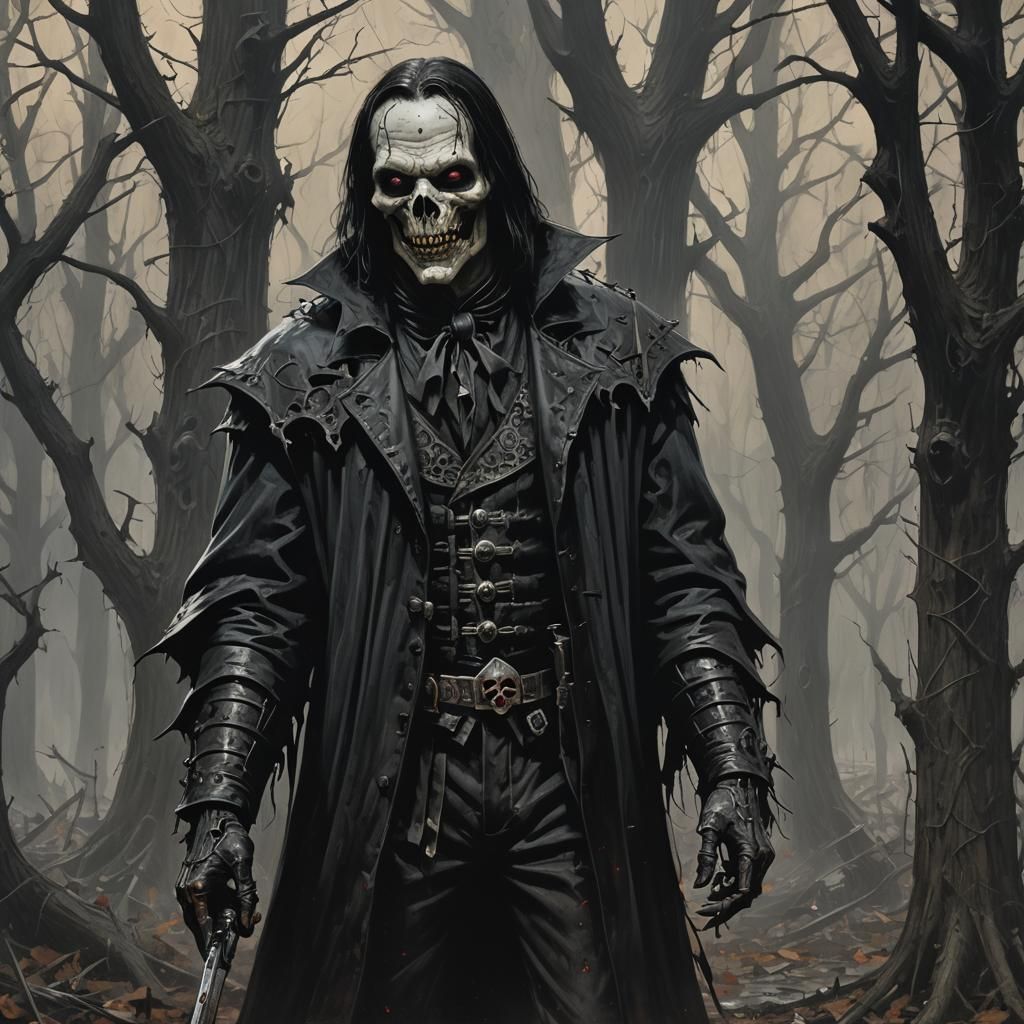 Sinister Gothic Horror Gryla by Greg Rutkowski