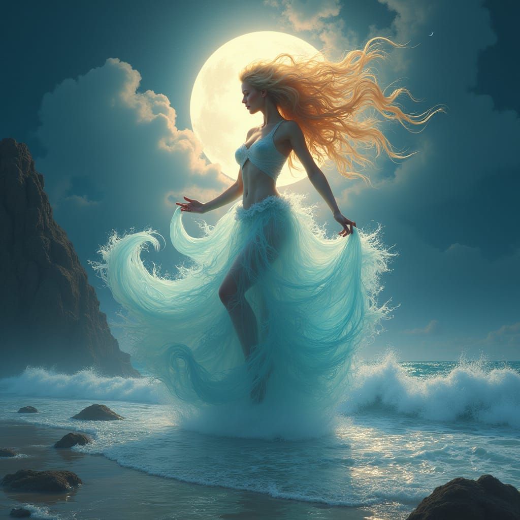 Aphrodite Transforms: Mystical Goddess in Fantasy Art