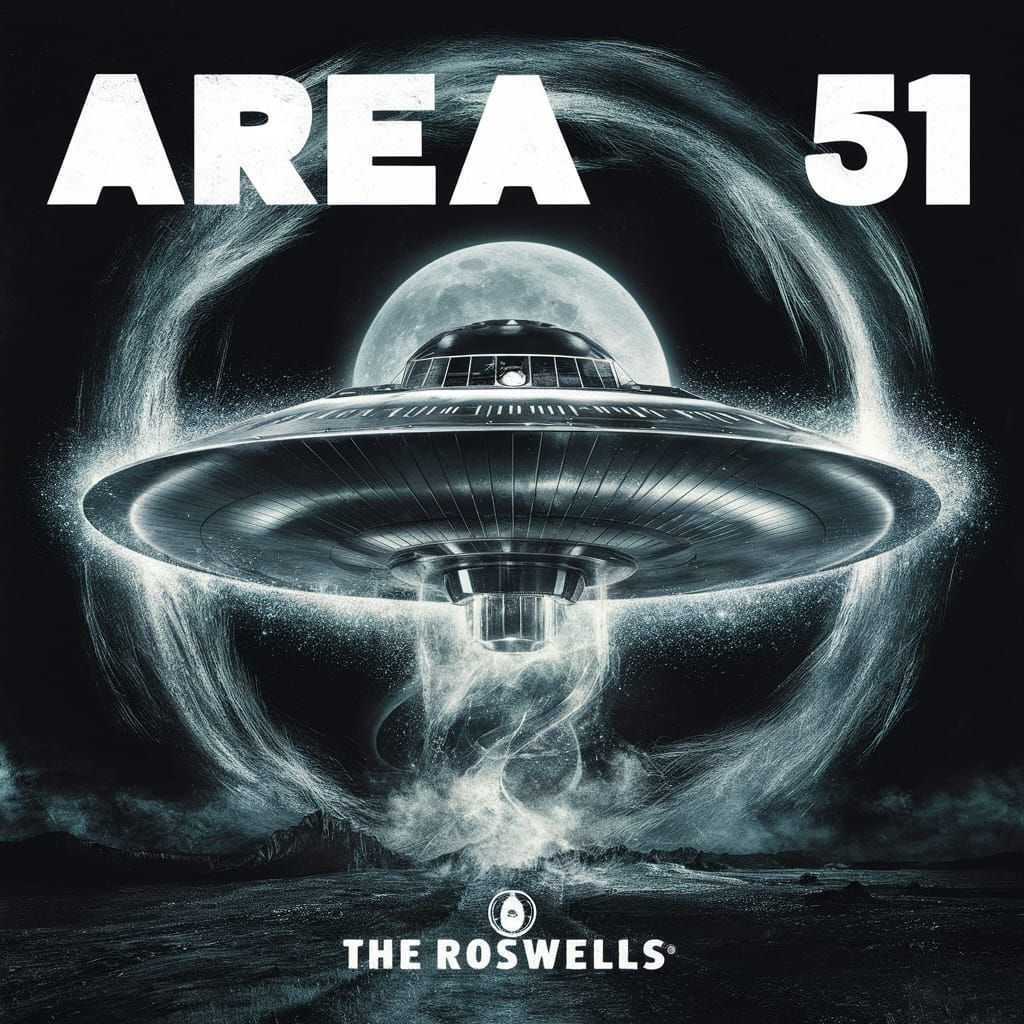 Album cover “Area 51” by The Roswells