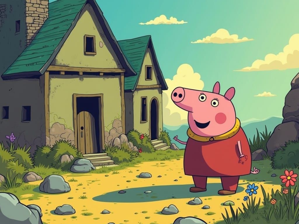 <lora:Bliteus:0.6> <lora:Limen:0.2>In the style of Peppa Pig