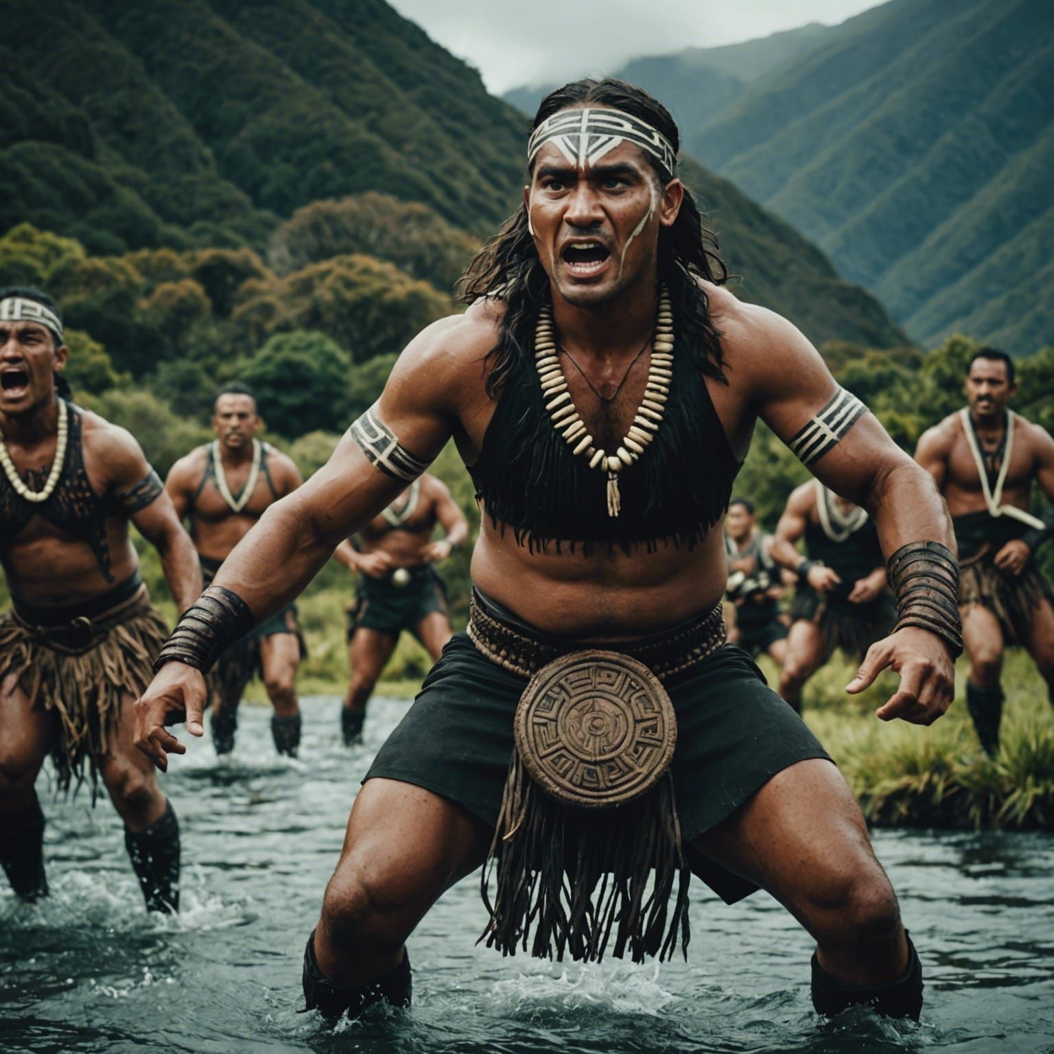 Maori Culture in New Zealand: A Cinematic Film Still