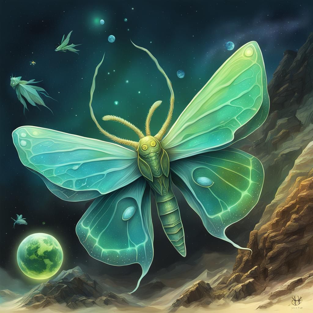 Exoplanet Lifeforms: Speculative Xenobiology Concept Art