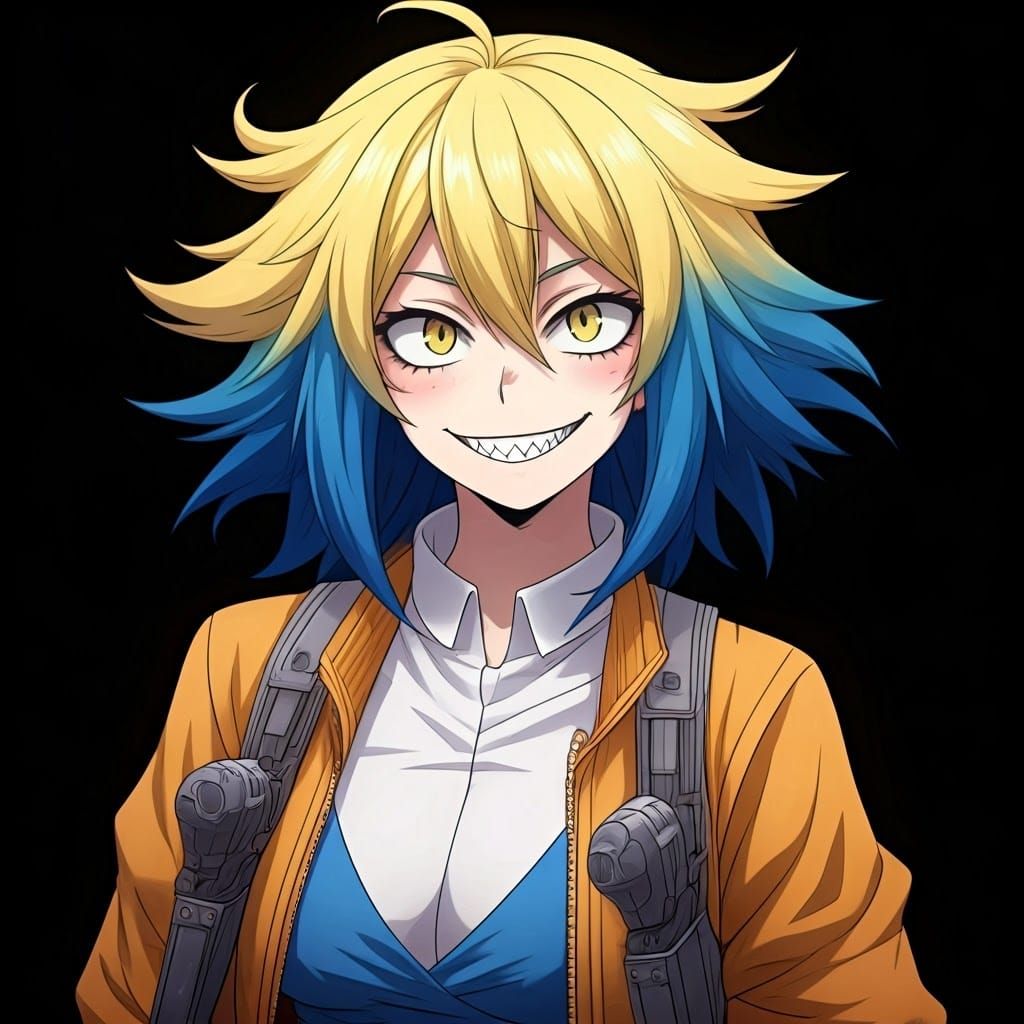 Quirky Anime Protagonist in Faye Valentine Inspired Outfit