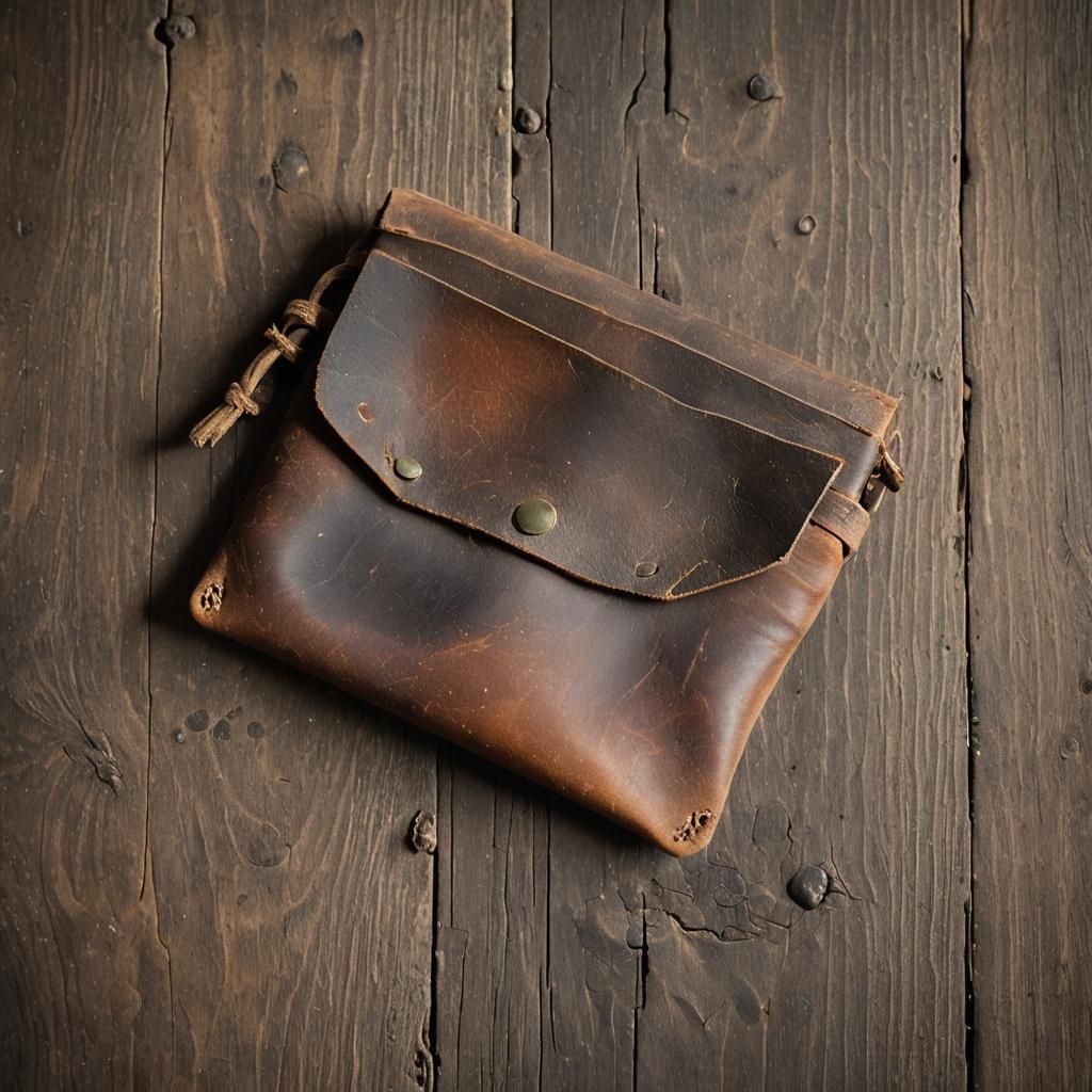 Dust in Leather Pouch: Dutch Masters Still Life