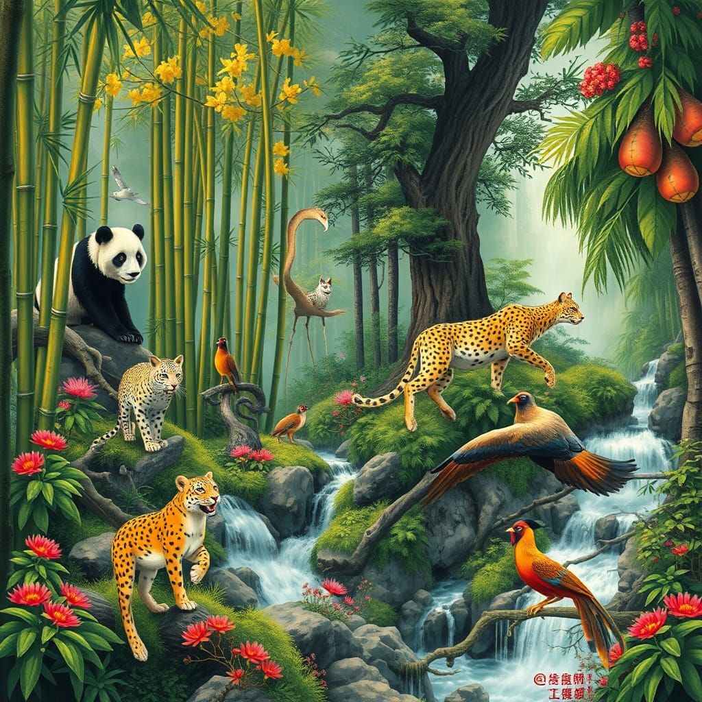 Sichuan Reserve: A Vibrant Wildlife Landscape