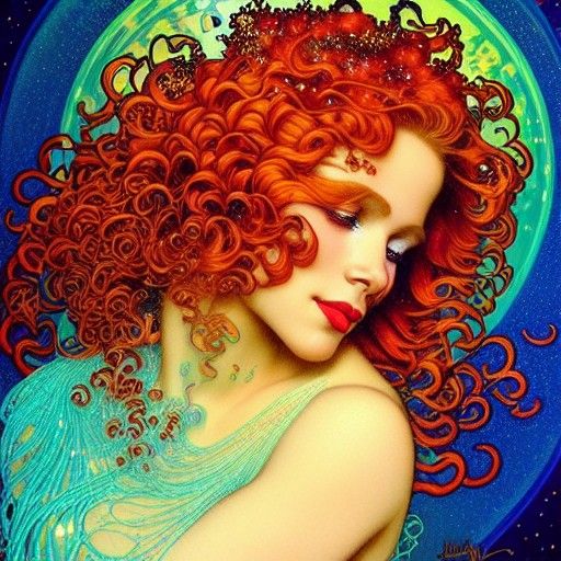 Robyn Lively as Teen Witch: Renaissance Oil Painting