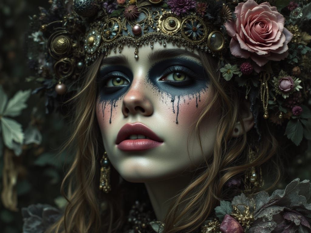 Dark Mood Portrait in Detailed Concept Art Style