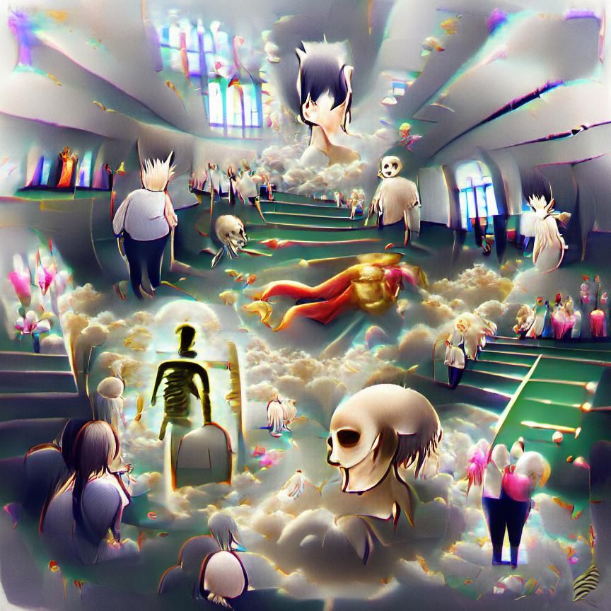 Conceptual AI Art: Exploring the Afterlife