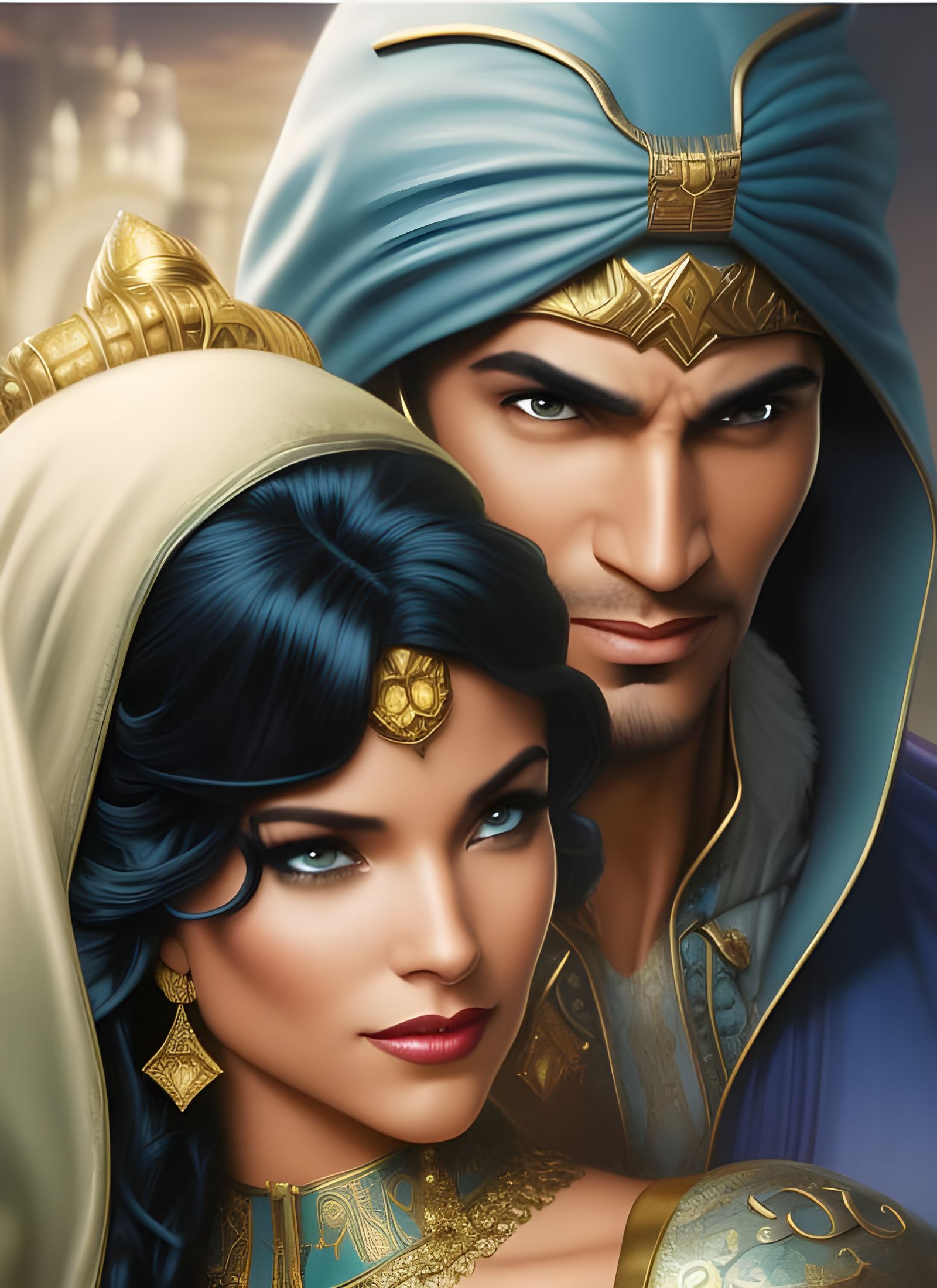 Jasmine and Aladdin