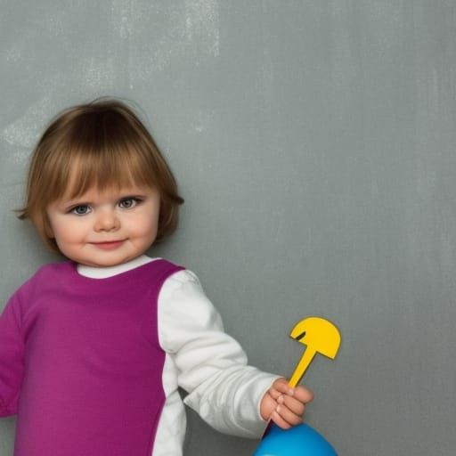 AI Generated Image of a Toddler