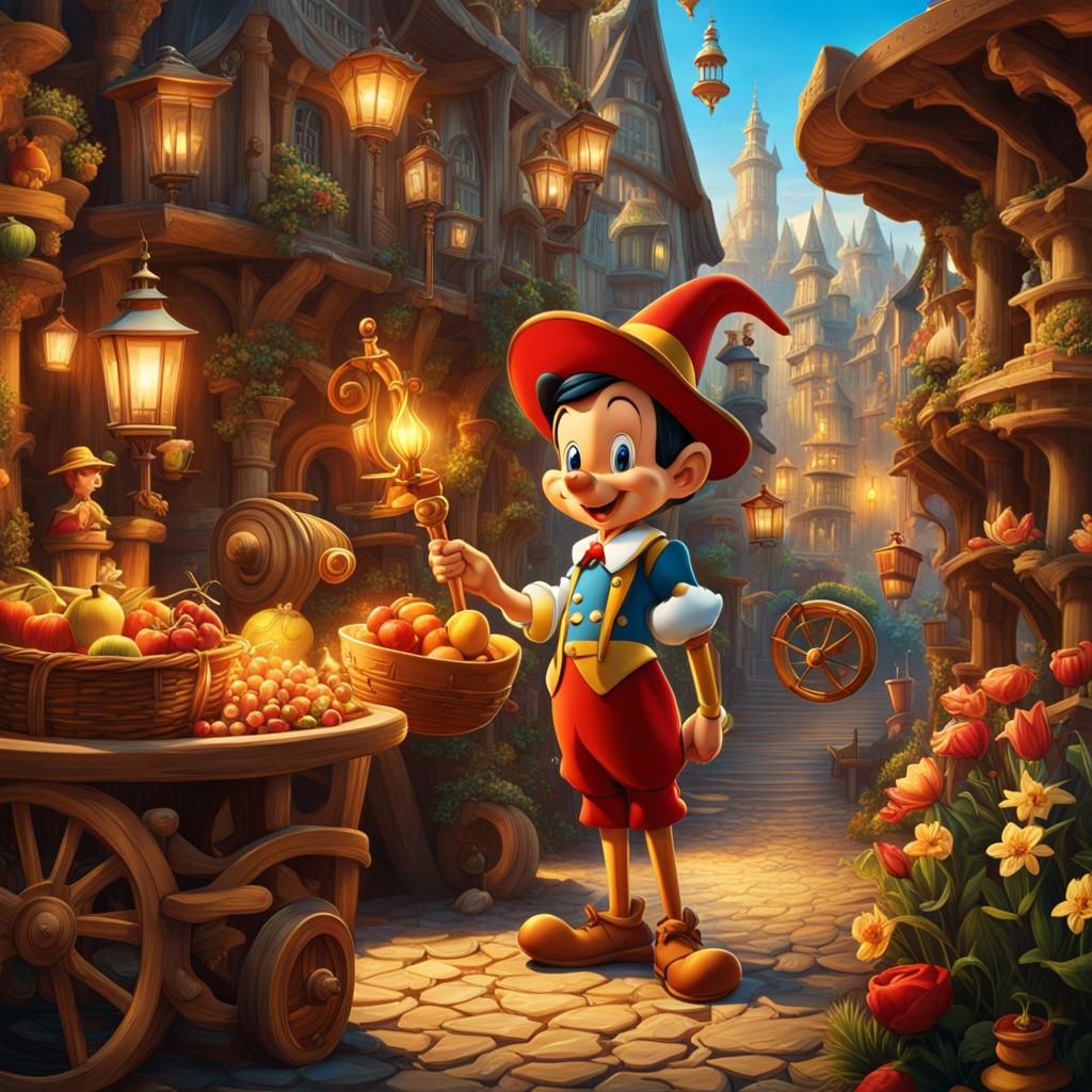 " Pinocchio monde du maximalisme "